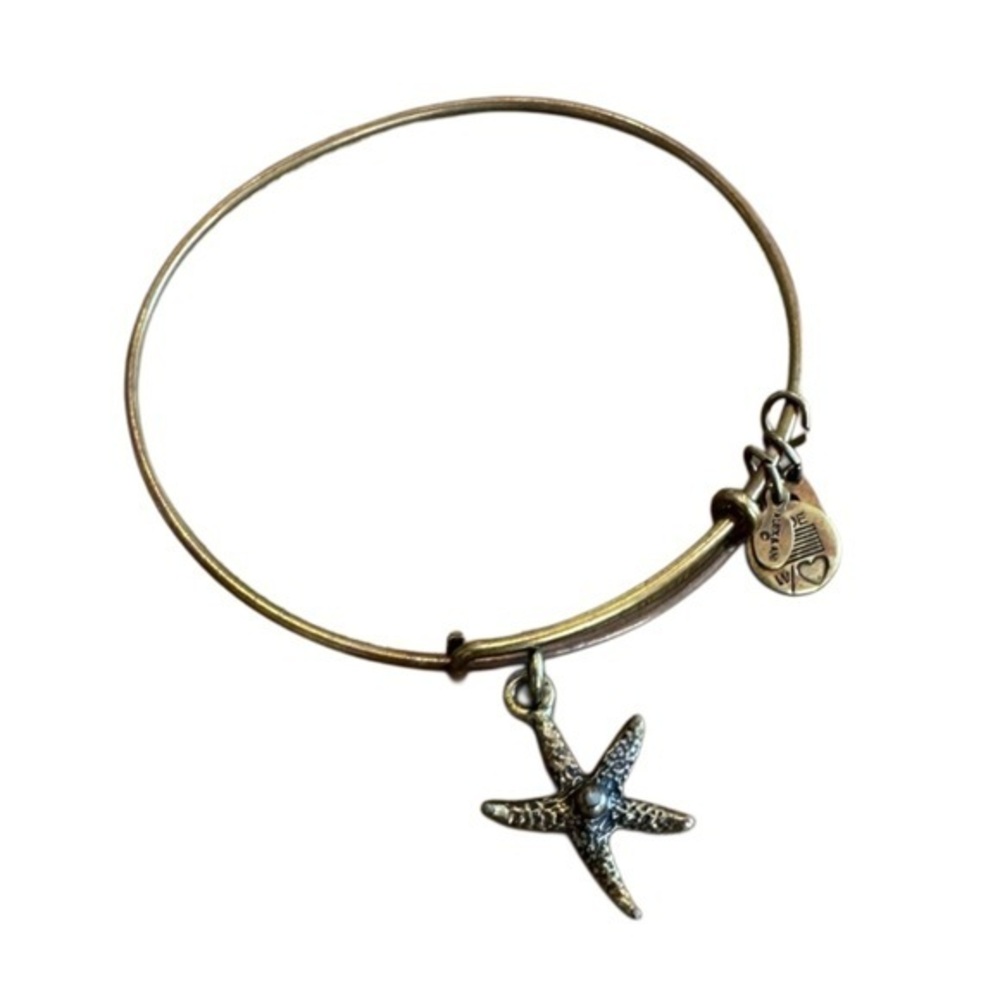 Alex and Ani Gold Starfish Charm Bracelet